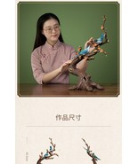 Copper Ornaments Magpie Plum Blossom Living Room Chinese Style Decorations - $1,641.24 CAD