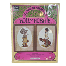 VINTAGE 1974 CRAFT MASTER OIL PAINT BY NUMBER HOLLY HOBBIE KIDS CRAFT NE... - $28.50