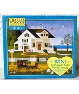 Charles Wysocki&#39;s Americana Pickwick Cottage 1000 Piece Hasbro Puzzle Co... - £15.10 GBP