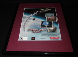 Airforce Delta Strike 2004 PS2 Framed 11x14 ORIGINAL Vintage Advertisement  - £27.16 GBP