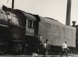 Baltimore and Ohio Railroad BO B&amp;O #731 4-8-2 Locomotive Train Photo Chicago IL - £11.00 GBP
