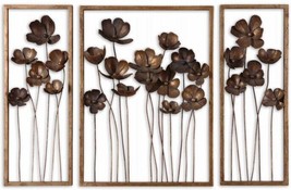 Grace Feyock 12785 Metal Tulips  S-3 Antiqued Gold Leaf - $389.52