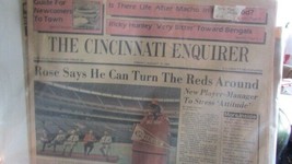 Original 1984 Pete Rose Cincinnati Newspaper - £11.57 GBP
