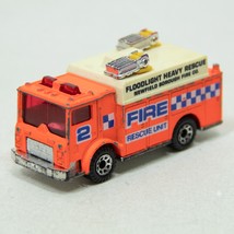 Matchbox 1991 MACK AUX POWER TRUCK FIRE BRIGHT ORANGE - £5.80 GBP