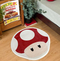 Cartoon Super Mario mushroom rug, Cute living room carpet, Fluffy floor mat - £35.89 GBP