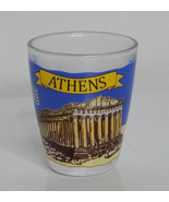 Athens Parthenon Temple Building Mini Shot Glass Bar Shooter Travel Souv... - $6.99