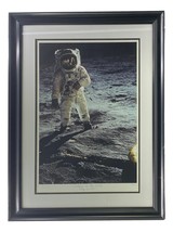 Walking On The Moon Framed 16x22 Historical Photo Archive LE 33/375 Giclee - $242.49