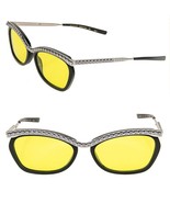 GUCCI AUTHENTIC Hollywood Forever 0617 Black Yellow Crystal Sunglass GG0... - £784.84 GBP