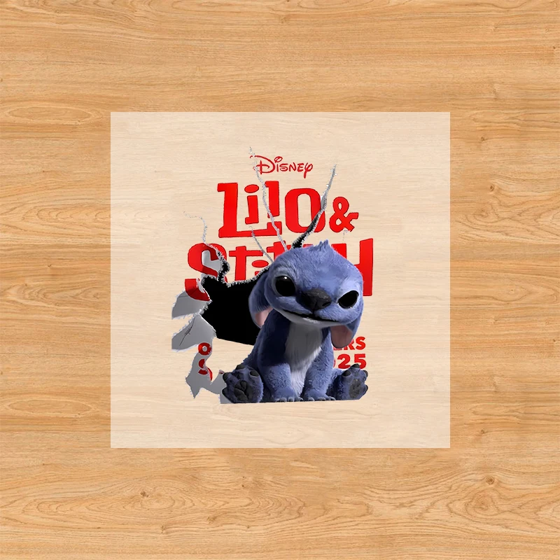 Disney Lilo Stitch Child T-shirt Set Cartoon Letters Print -100 5-8cm SD... - $3.28