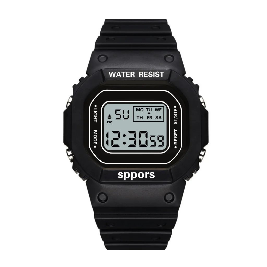 Fashion Couple Electronic Watch LED Multi-function Clock  Waterproof  Wristwatch - £83.59 GBP