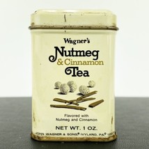 Vintage John Wagner Miniature Collectible Tea Tin EMPTY Rare 1oz w/ Lid  - $26.24