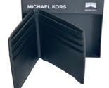 NWT $98 Michael Kors Andy Men&#39;s Leather Slim Billfold Wallet - £30.44 GBP