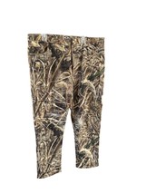 Drake Waterfowl Mens Size 40 42 XL Camo Hunting pants Real Tree Max 5 Fleece Lin - £24.36 GBP