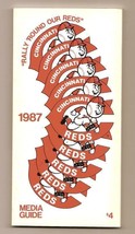 1987 Cincinnati Reds Media Guide MLB Baseball - £19.21 GBP