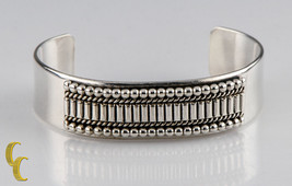 Bracciale Cuff In Argento Sterling Di Ron Yazzie, Grande Regalo! - $262.97