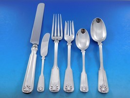 Shell and Thread by Tiffany Sterling Silver Flatware Set 12 Service 72 pc Dinner - €18.406,12 EUR