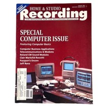 Home &amp; Studio Recording Magazine Aug 1990 Vintage 90s Music Audiophile Tech And - £18.17 GBP