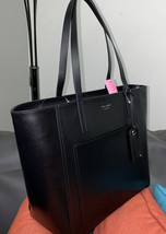 Authentic Kate Spade Lalena Large Leather Pocket Tote Black - $154.43