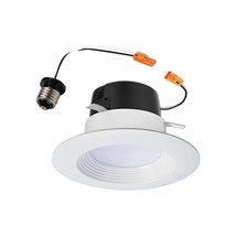 Halo 4-inch All-Purpose Integrated LED Retrofit Recessed Trim Downlight, White - £12.29 GBP