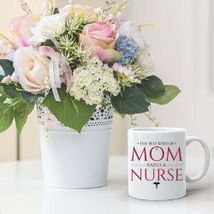 Mom Raises A Nurse Coffee Mug Gift Idea for Daughter Son - £15.92 GBP
