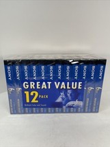 12 Pack of New &amp; Sealed Sony T-120VL 6 HR Premium Grade Blank VHS Video Cassette - £21.98 GBP