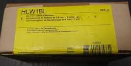 Square D HLW1BL Box of 3 1.5 in. I-Line Panelboard Blank Extensions ⭐️NEW⭐️ - $41.99