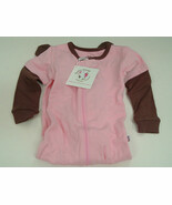 pink and brown sleeper size 9-12 months NWT hello world brand smart zip ... - $19.75