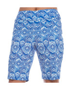 NWT Ladies IBKUL VENETIAN TILES DENIM Pullon Golf Shorts - sizes 8 &amp; 12 - $856.58 MXN