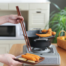 Long Black Walnut Chopsticks, Long Chopsticks, Cook Noodles Deep Fried Hot Pot  - £18.09 GBP