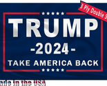 Trump 2024 Flag 3X5 Ft Outdoor 3 Ply 240D Polyester Donald Trump Flags 3... - £18.62 GBP