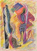 FLORA ROSEFSKY ORIGINAL ONE-OF-A-KIND HAND DRAWING ON PAPER HAND SIGNED - €380,31 EUR