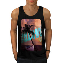 Aloha Palm Summer Holiday Tee Holiday Fun Men Tank Top - $12.99