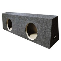 Qpower 2-hole 10&quot; Sealed Behind Seat Truck Heavy Duty 1&quot; MDF - $136.36