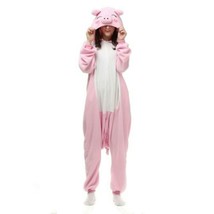 One-Piece Adult&#39;s Animal Pajamas Halloween Party Cosplay Sleepwear Pink Pig - £17.40 GBP+