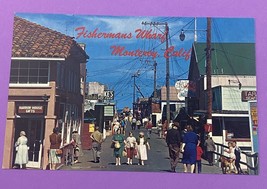 Fishermans Warf Monterey, California Postcard - $3.72