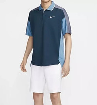 Nike Golf Club Dri-fit Men&#39;s Size Medium Color Block Polo Short Sleeve T... - $966.71 MXN