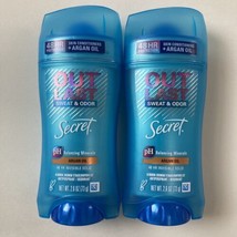 2 Pack - Secret Outlast Argan Oil Antiperspirant Deodorant, 2.6 oz ea, 02/25+ - £22.57 GBP