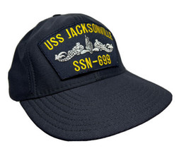 Vintage USS Jacksonville SSN 699 Nuclear Submarine US Navy Snapback Hat Cap - $19.79