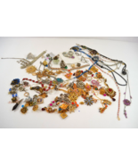 Costume Jewelry Lot Indian Hindi Crafting Necklace Bracelet Earrings Resell - £45.59 GBP
