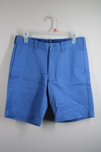 J. Crew Factory 30 Blue Broken In Cotton 9&quot; Inseam Gramercy Chino Shorts 90454 - £14.98 GBP