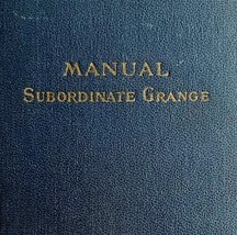Subordinate Granges Manual 1948 HC Patrons Of Husbandry w/Affiliate Card... - $59.99