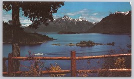 Scenic Overlook Of Lake Nahuel Huapi Bariloche Argentina View Vintage Postcard - £14.41 GBP