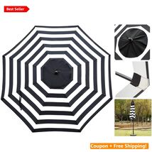 Durable 9ft Umbrella Canopy for 8 Ribs - Removable &amp; Washable Polyester ... - $66.28