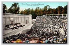 Greek Theatre Berkeley California CA UNP DB Postcard V24 - £3.12 GBP