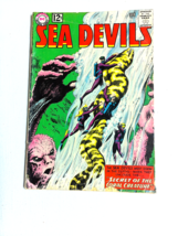 Sea Devils #9 DC Comic Good- 1963 The Secret of the Coral Creature - $135.85 MXN