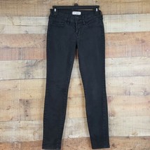 Bullhead Black Jeans Womens Size 1 Stretch Skinny Black TM10 - £8.92 GBP