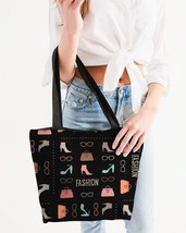 Canvas Tote Bags, Fashion Me Fabulous Style Shoulder Bag - $39.99