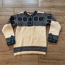 NORDSTRIKK made in Norway UNISEX Heavy Wool Sweater, Beautiful &amp; Warm / Small - £43.16 GBP