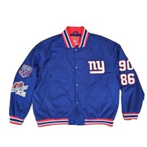 New York Giants Jacket Men&#39;s Size 2XL Super Bowl Champions NFL Vtg 1986 ... - $98.95
