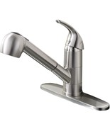 Ufaucet Modern Best Commercial Cen Brushed Nickel Stainless Steel Single... - £37.88 GBP